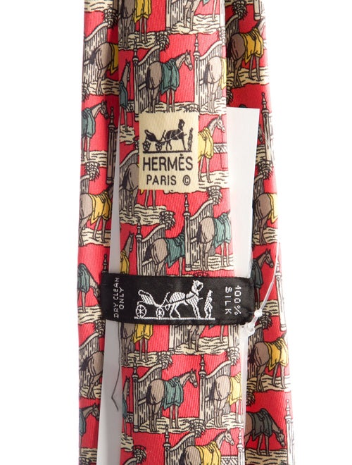 Hermès Silk Pattern Tie