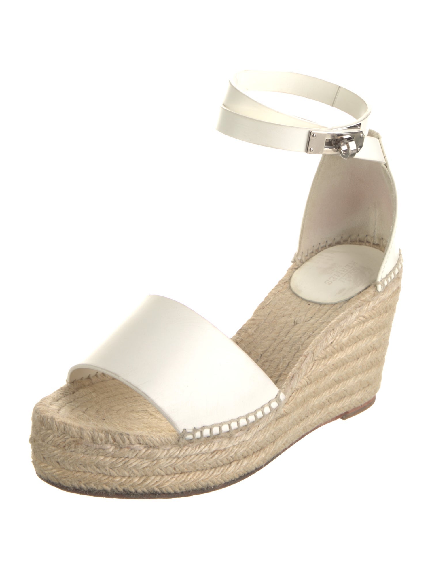 Hermès Tipoli Leather Espadrilles