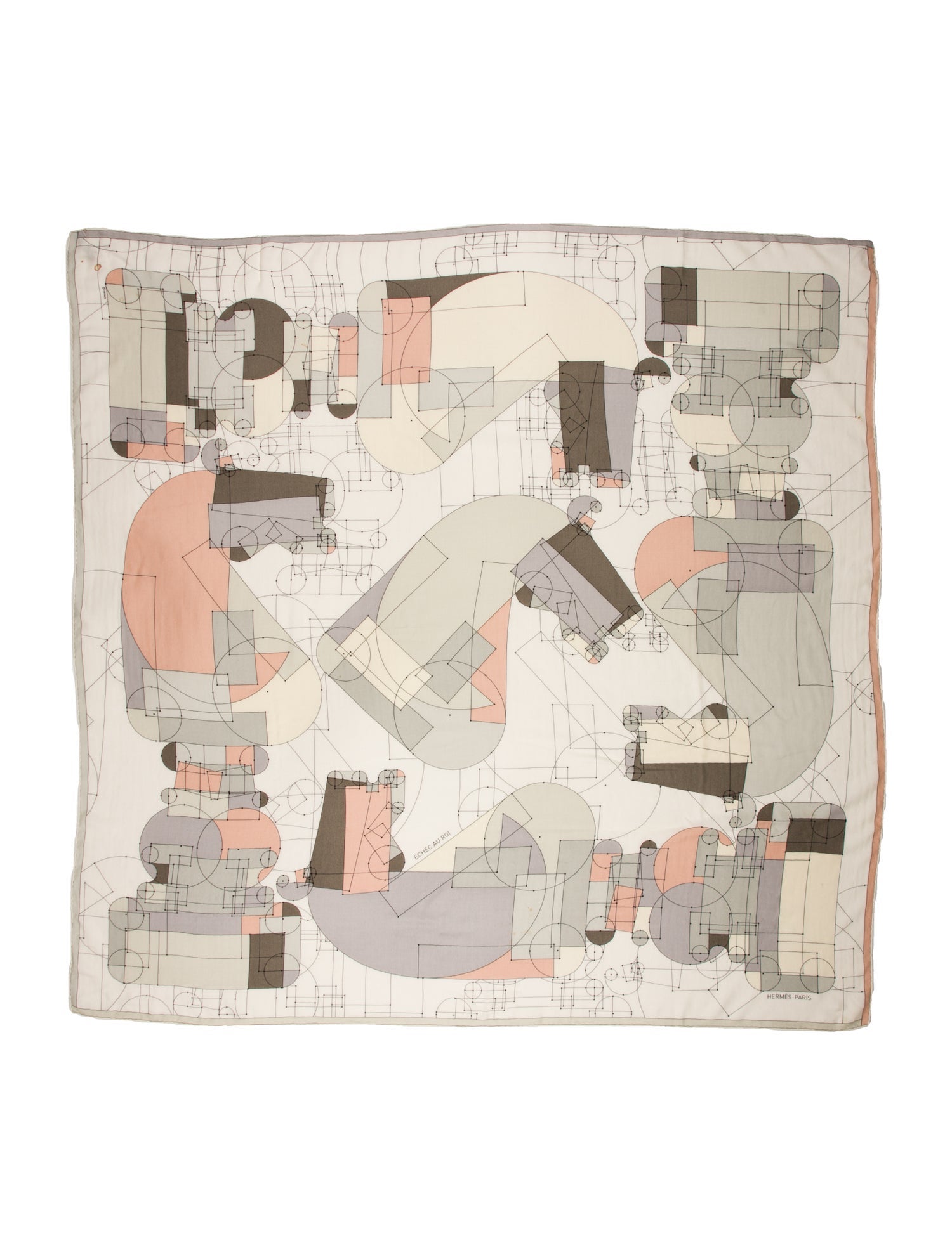 Hermès Echec au Roi Cashmere Shawl