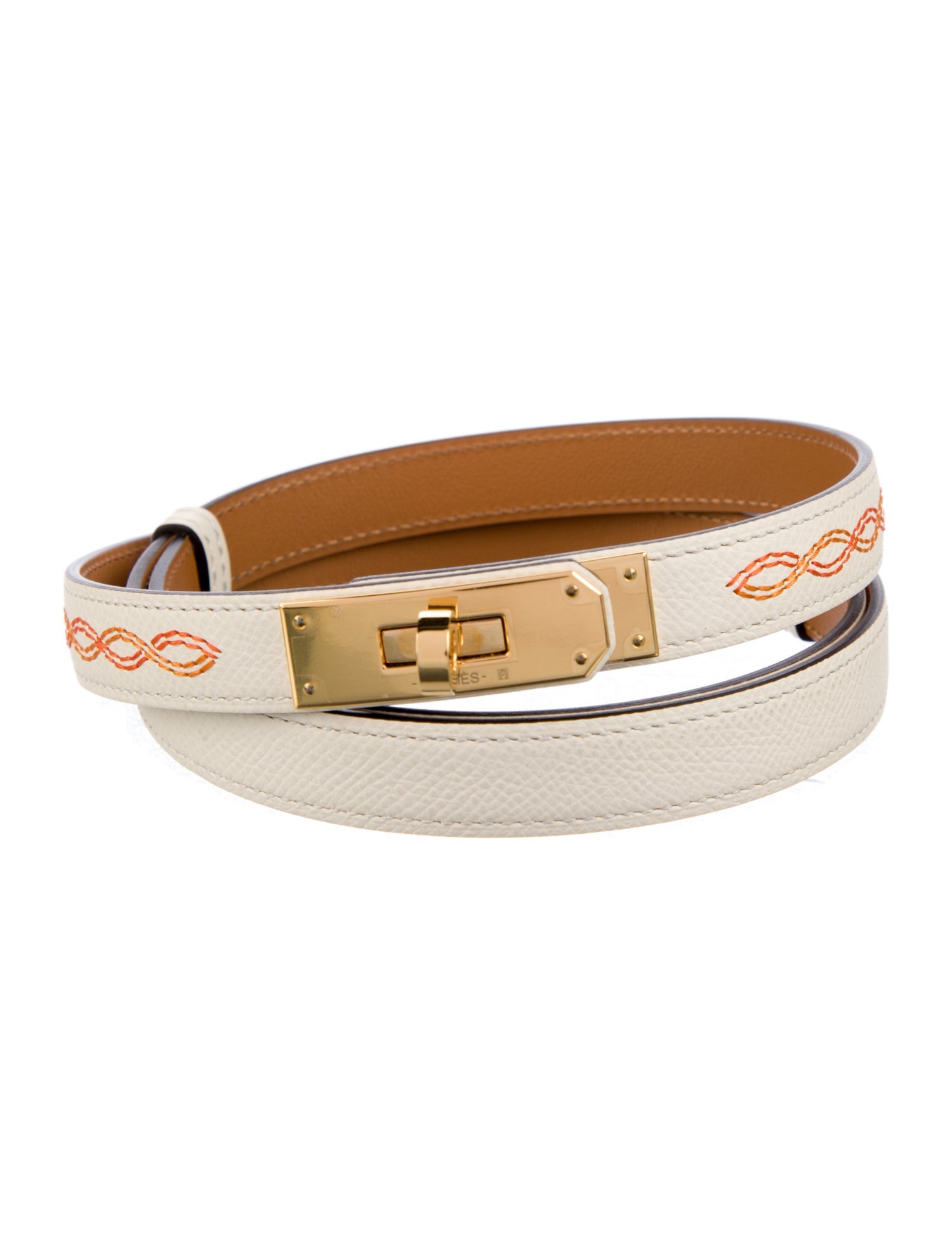 Hermès 18 mm Epsom Leather Kelly Belt