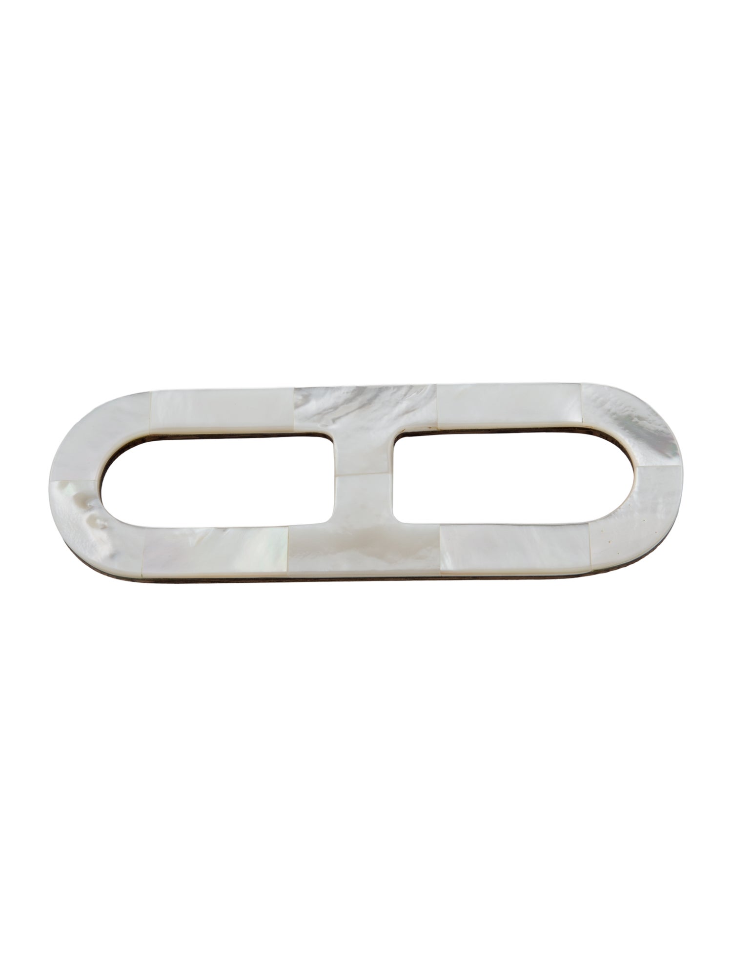 Hermès Mother of Pearl Wood Scarf Ring Mother Of Pearl Scarf