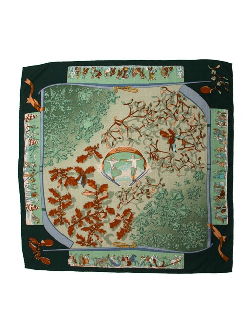 Hermès Neige d'Antan Cashmere Scarf