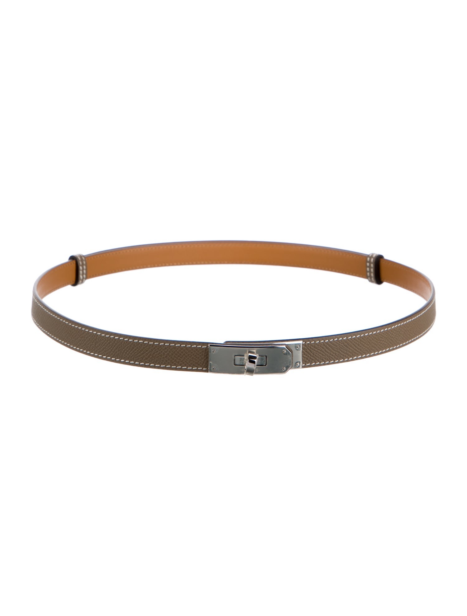 Hermès 18 mm Epsom Leather Kelly Belt