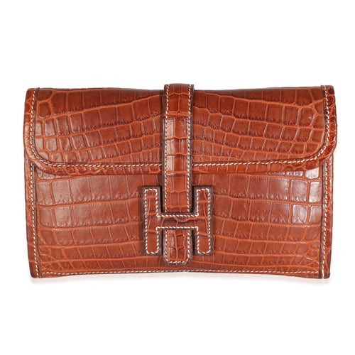 Hermès Niloticus Crocodile Jige 20