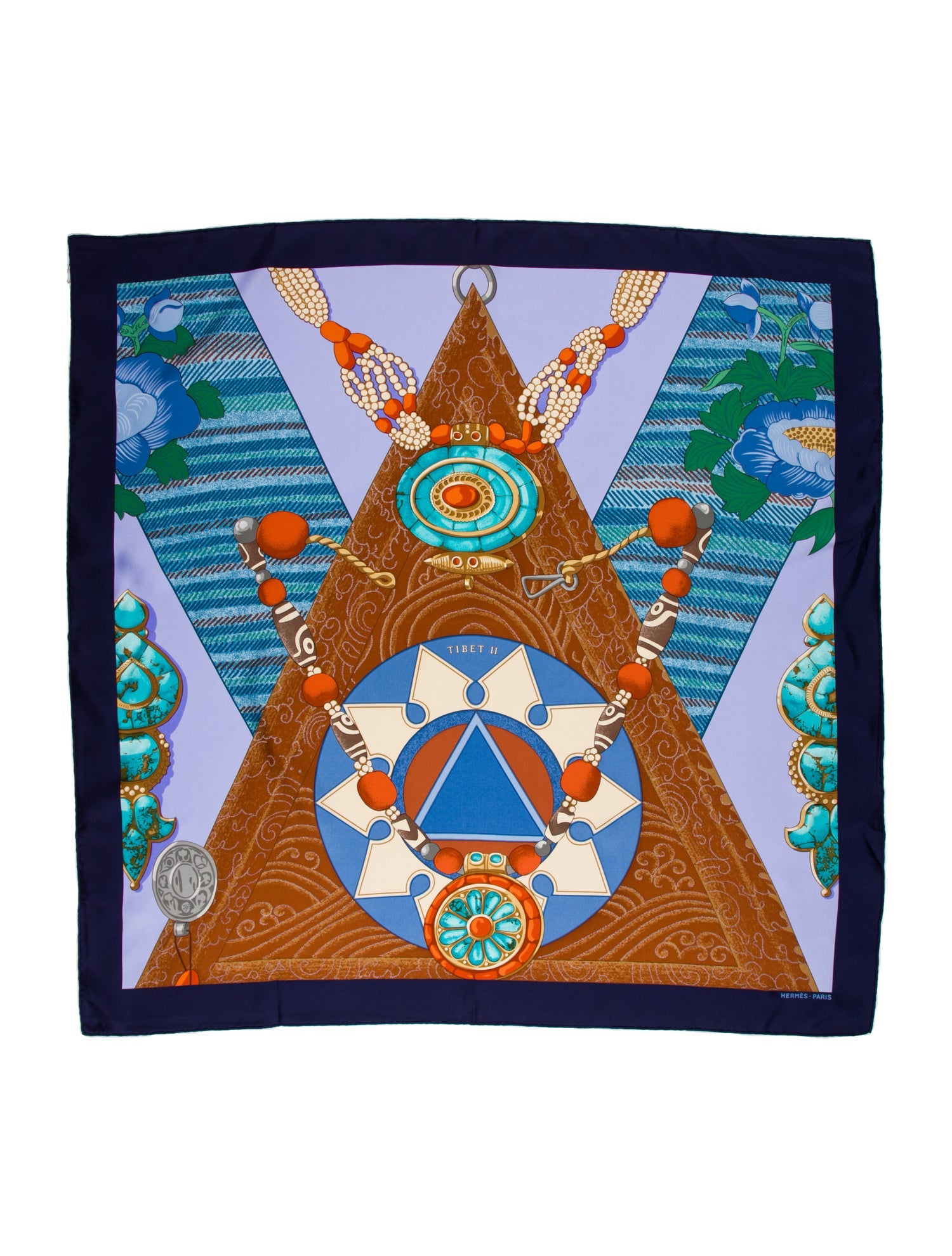 Hermès Tibet II Silk Scarf