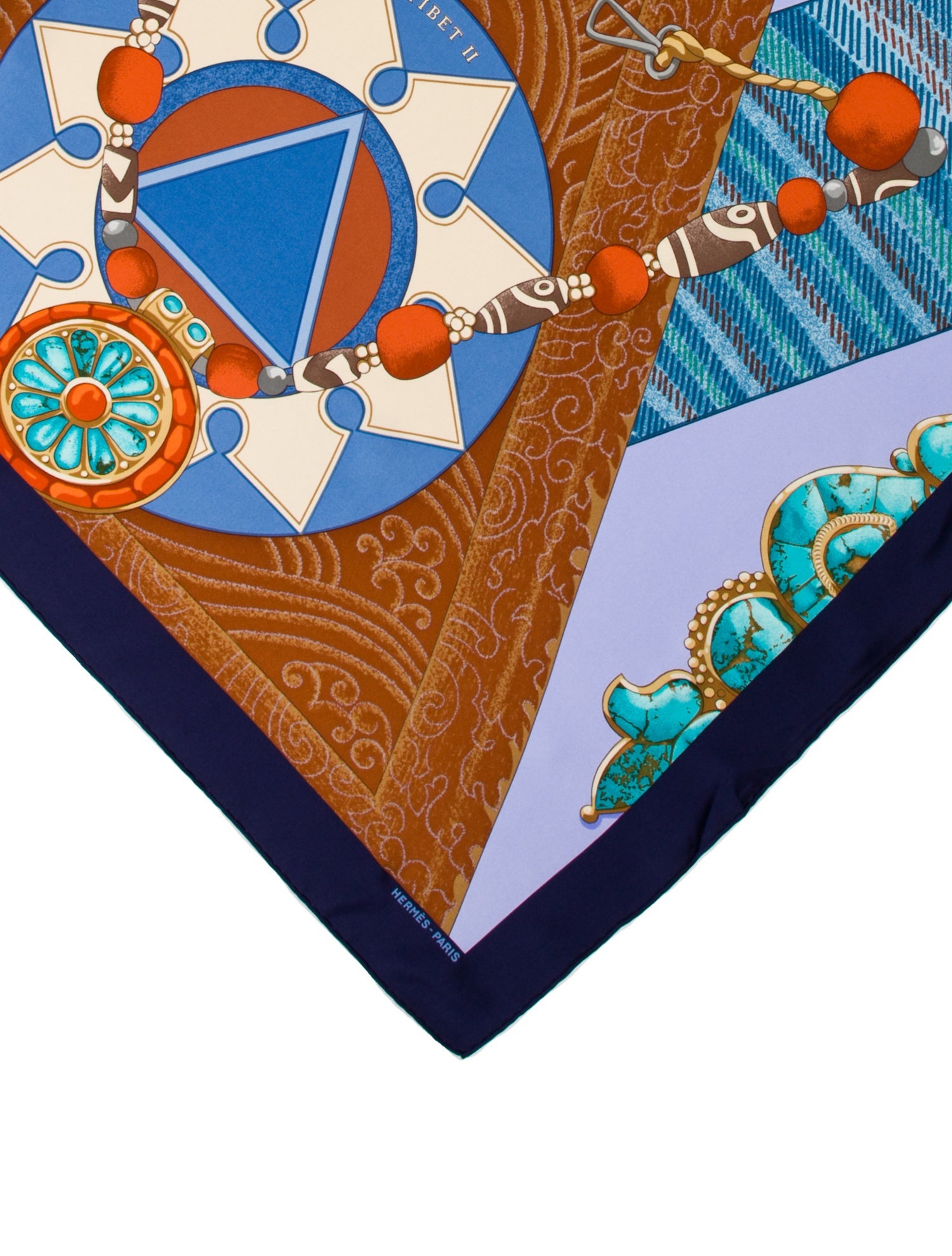 Hermès Tibet II Silk Scarf