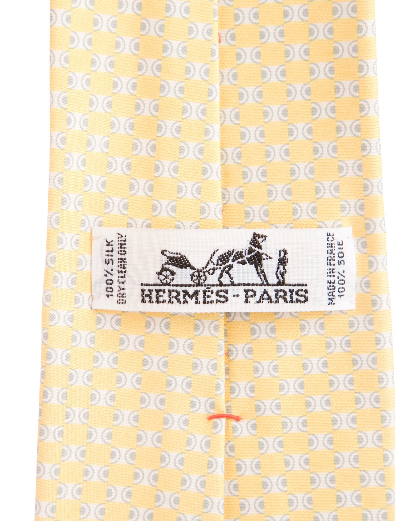 Hermès Silk Patterned Tie