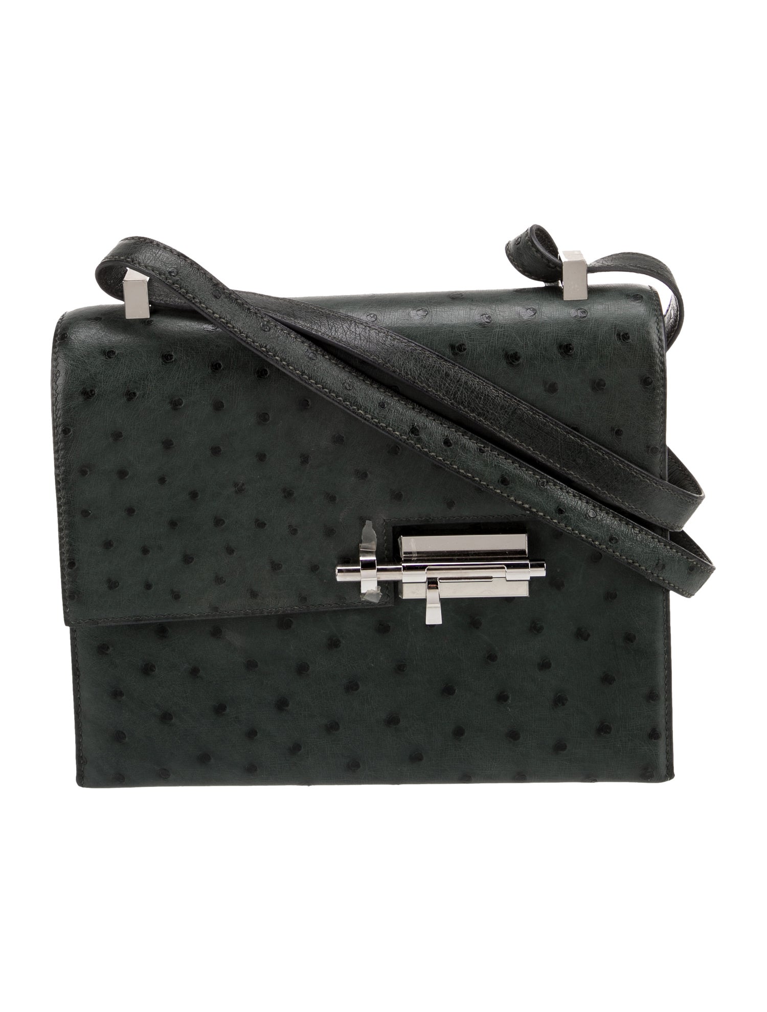 Hermès Ostrich Verrou 23