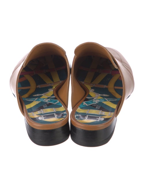 Hermès Catena Leather Mules