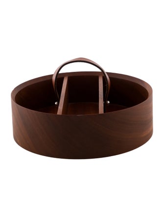 Hermès Wooden Round Tray