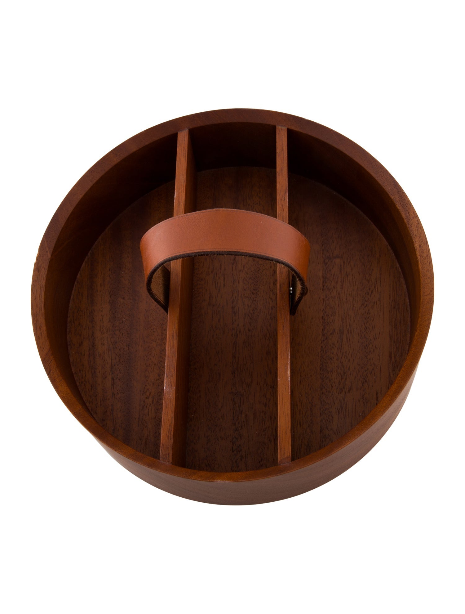 Hermès Wooden Round Tray