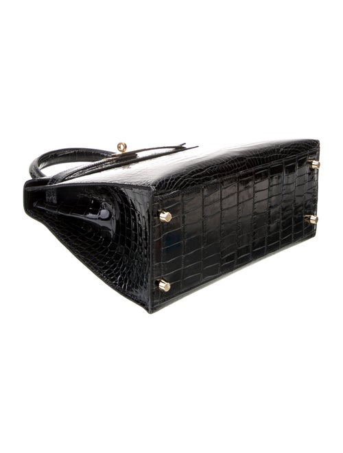 Hermès 2023 Shiny Niloticus Crocodile Kelly II Sellier 28