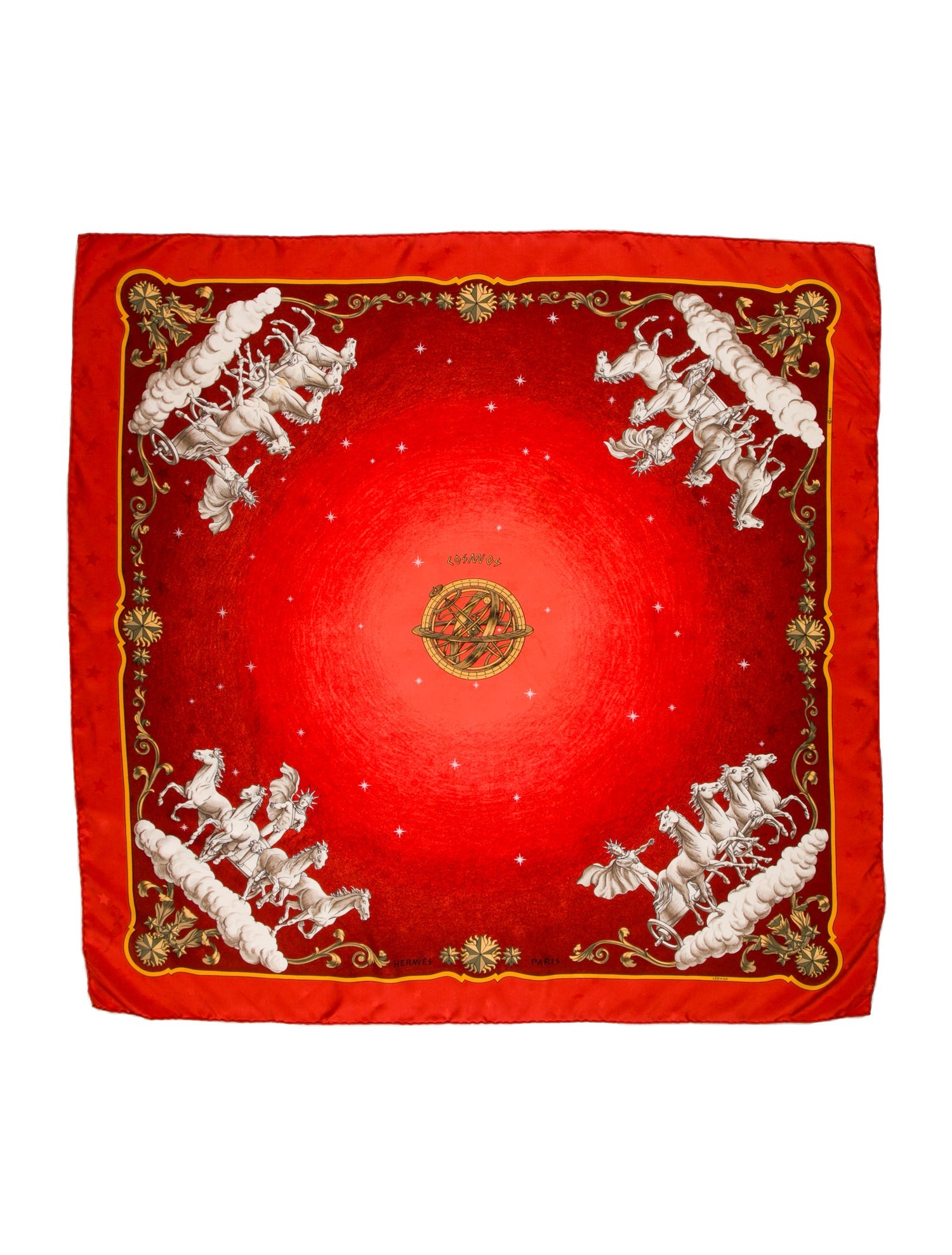 Hermès Cosmos Silk Scarf