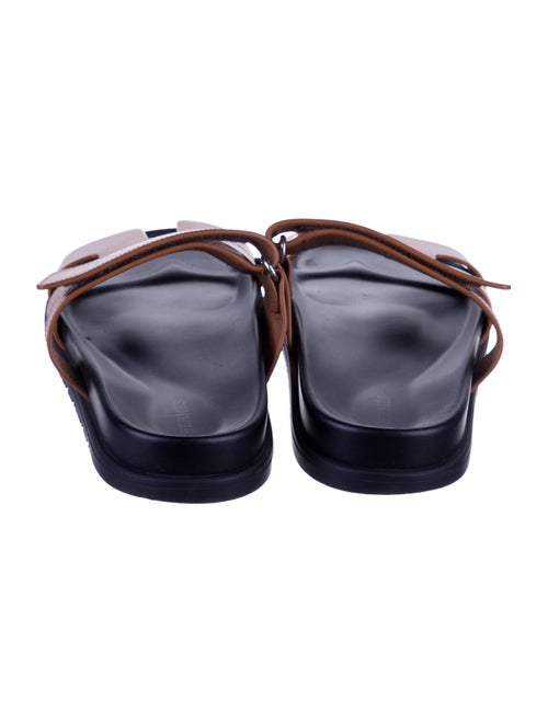Hermès Chypre Leather Slides