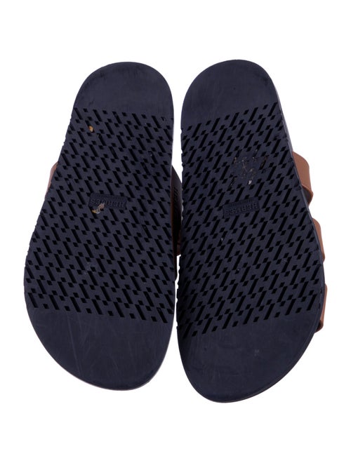 Hermès Chypre Leather Slides