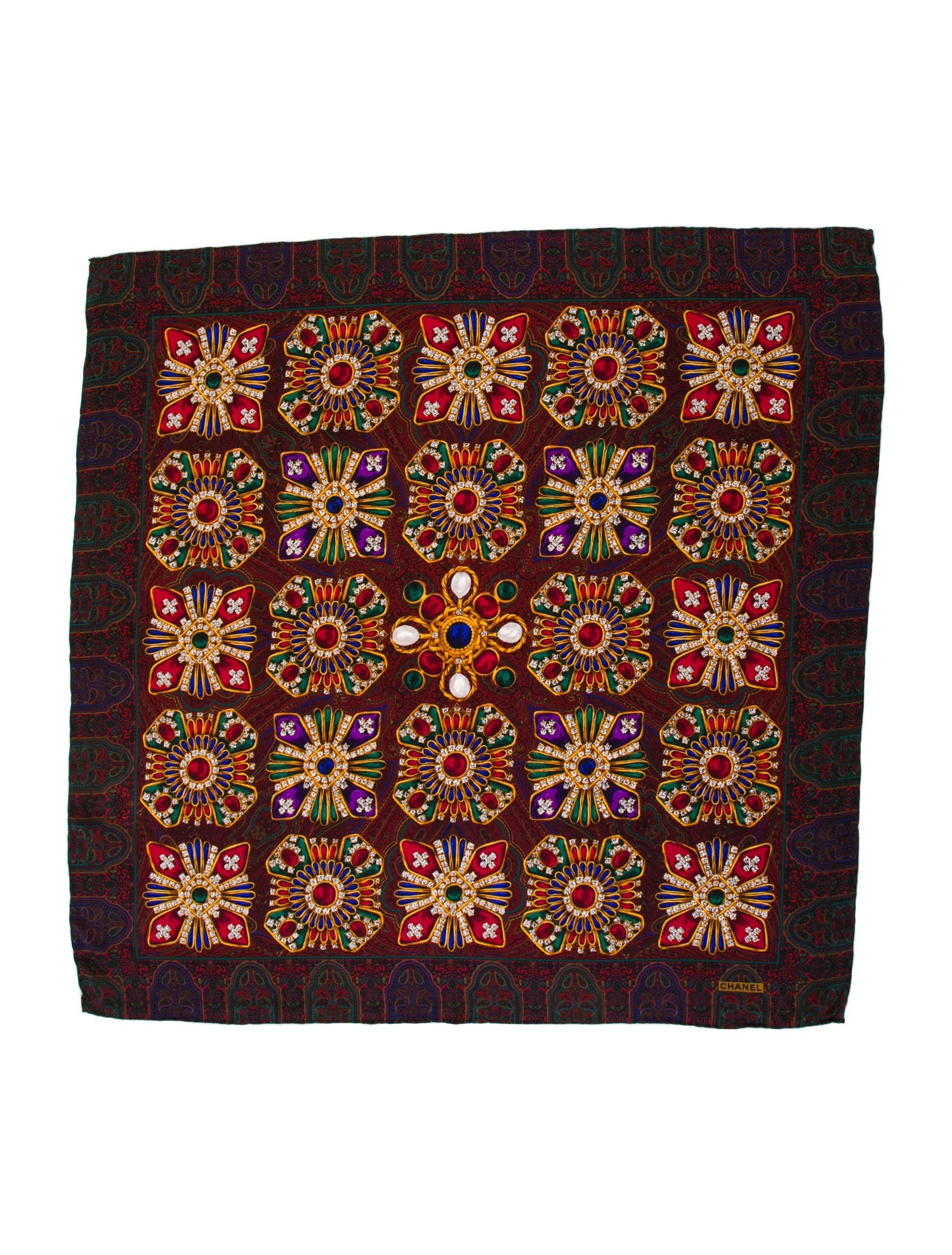 Hermès Red Berries シルクストール Hermès Red Berries シルクストール Hermes Scarf Red Berries