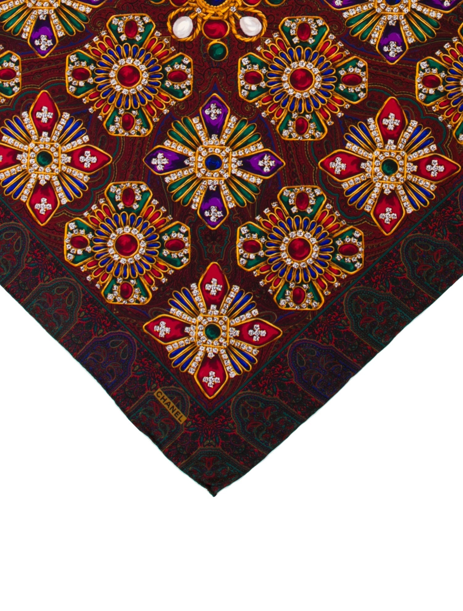 Chanel Silk Vintage Scarf