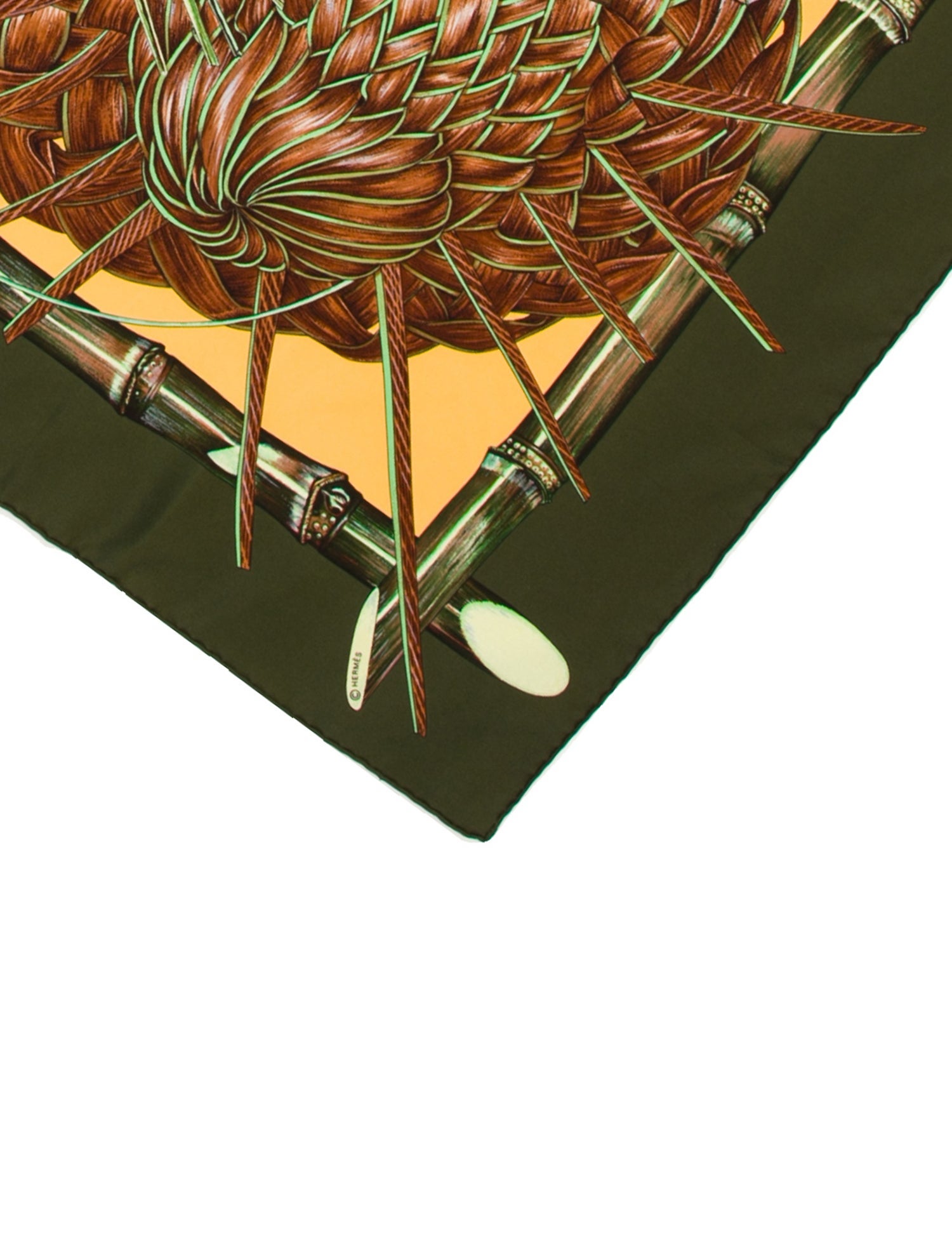 Hermès Jardin Creole Silk Scarf