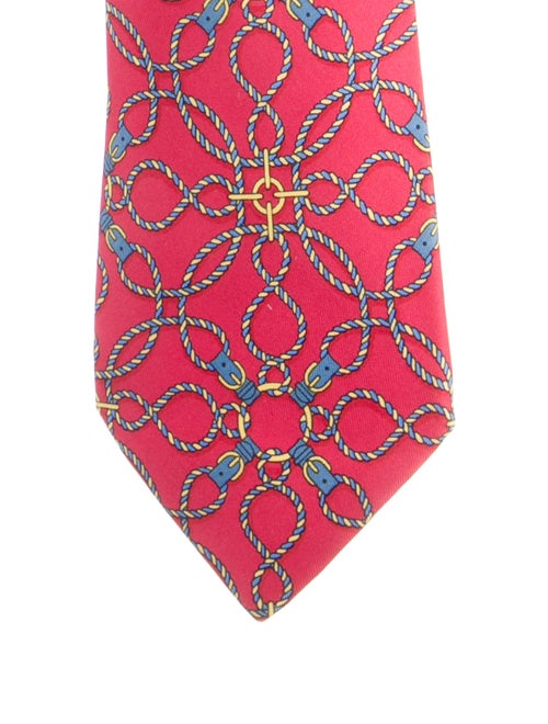 Hermès Silk Patterned Tie
