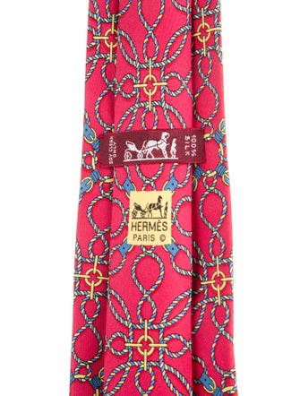 Hermès Silk Patterned Tie