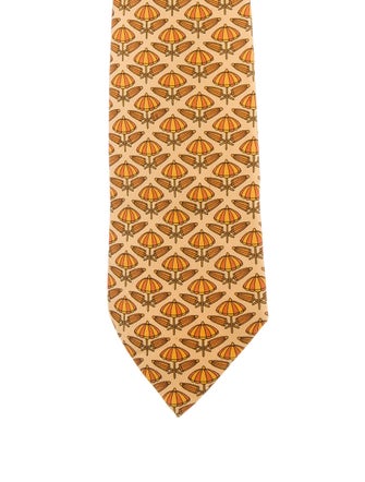 Hermès Silk Patterned Tie