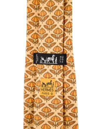Hermès Silk Patterned Tie