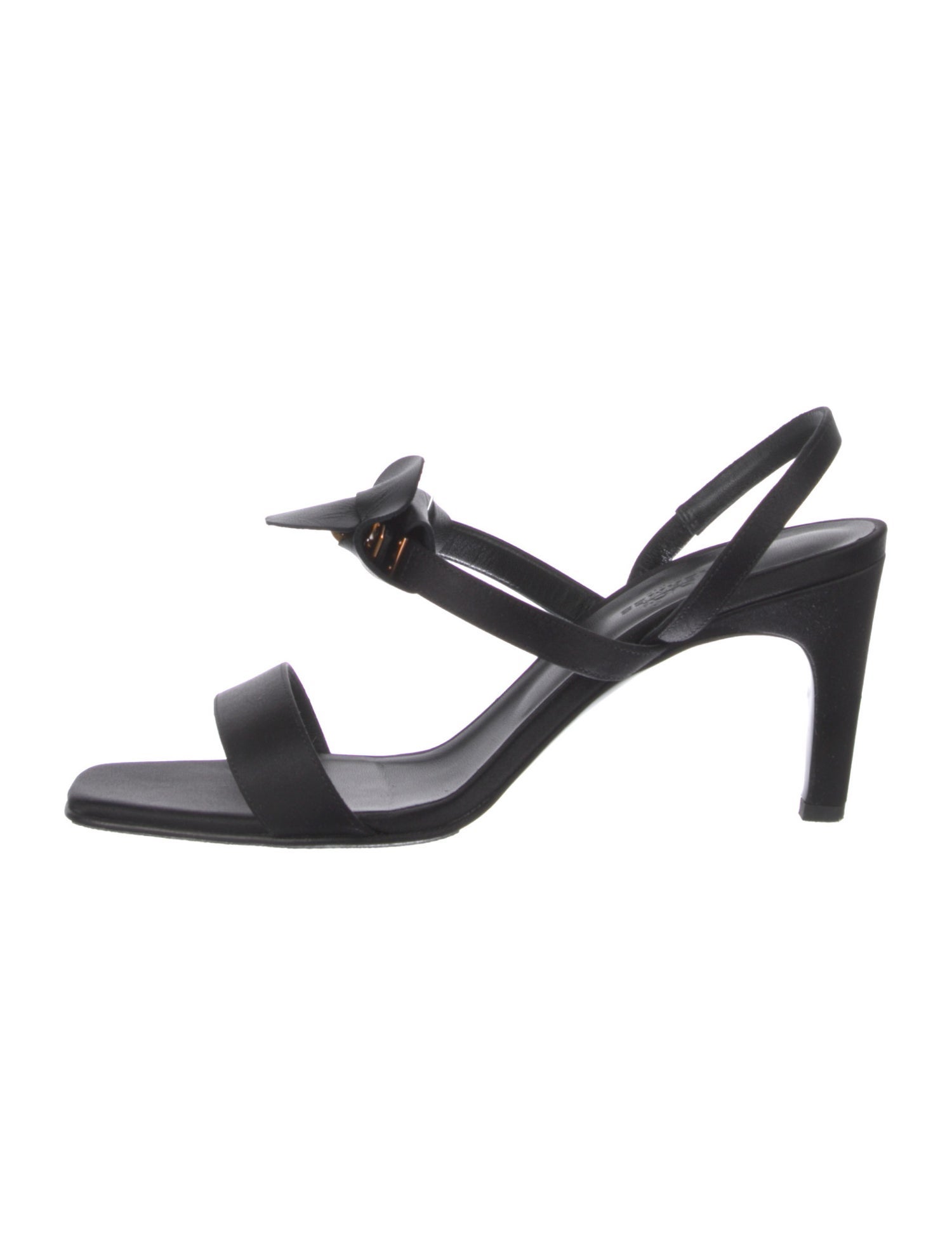 Hermès 2023 Glamour 75 Slingback Sandals