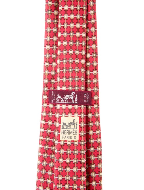 Hermès Silk Patterned Tie
