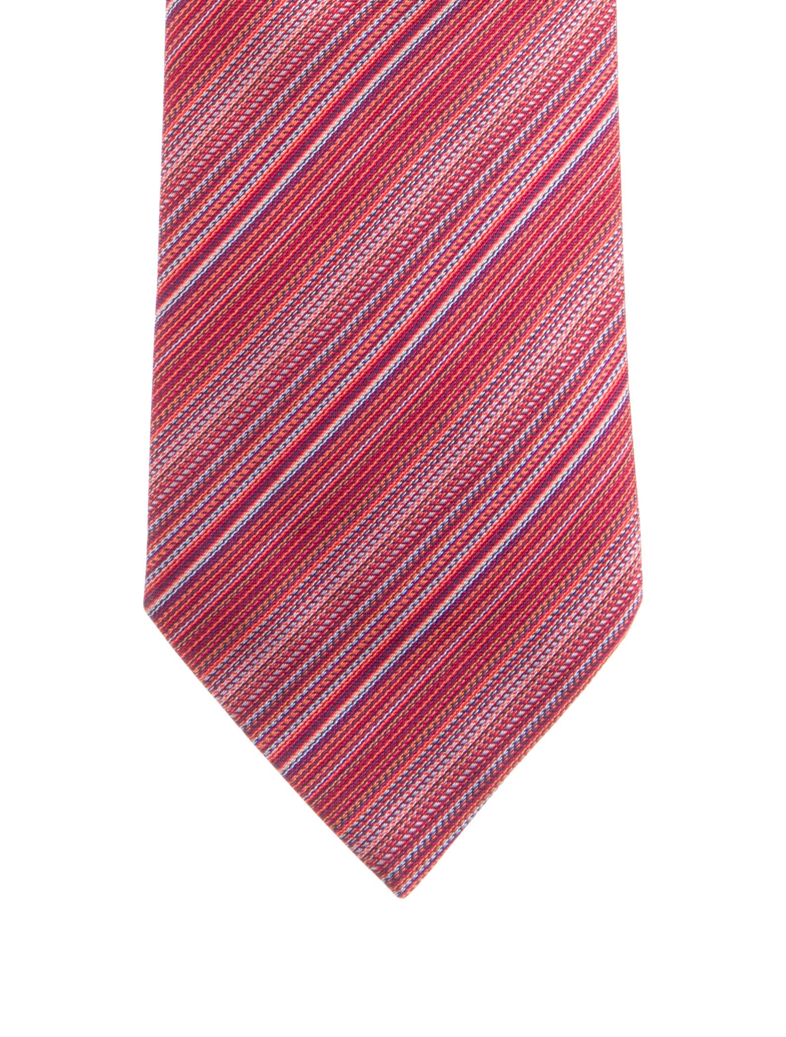 Hermès Striped Silk Tie