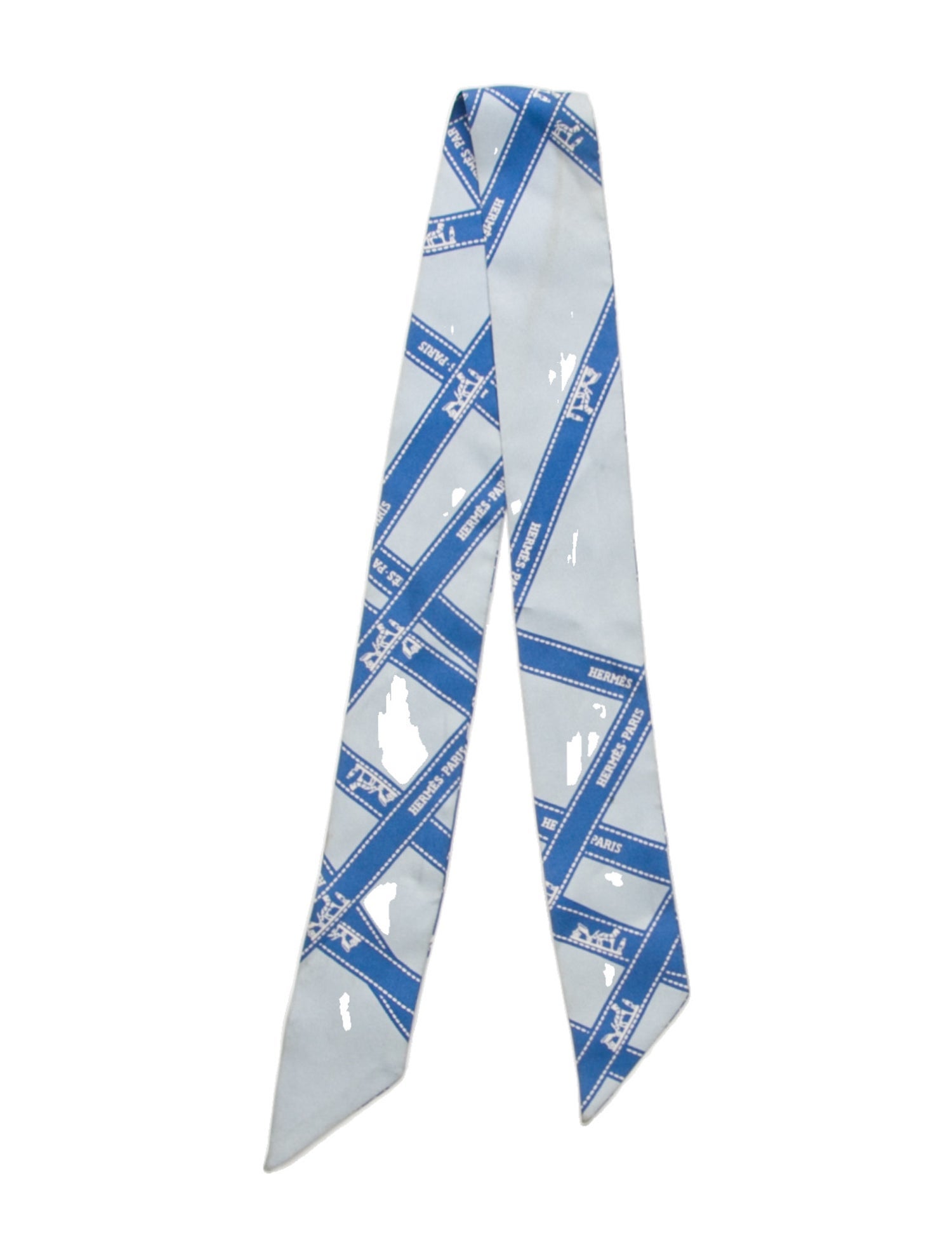 Hermès Bolduc Silk Twilly Scarf