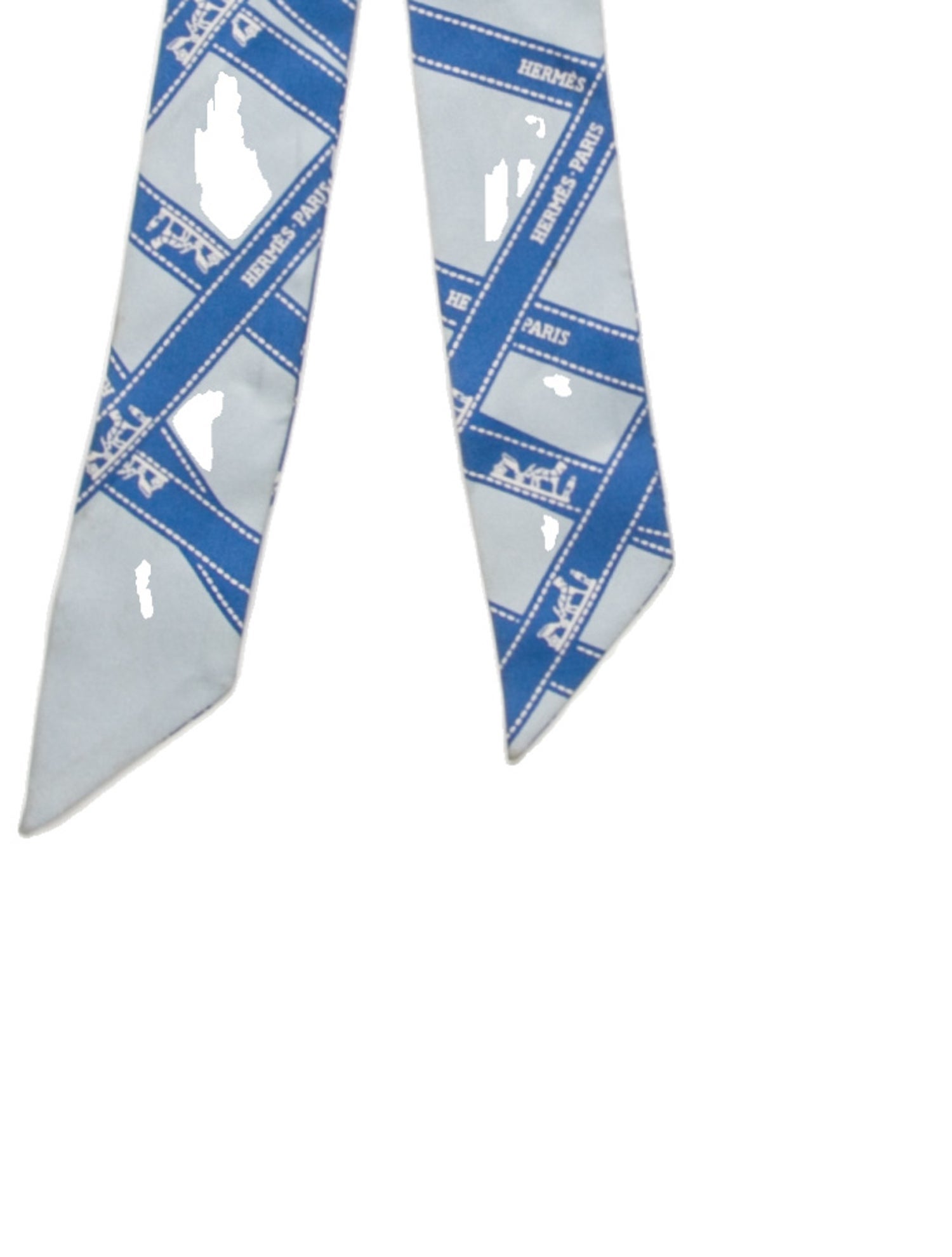 Hermès Bolduc Silk Twilly Scarf