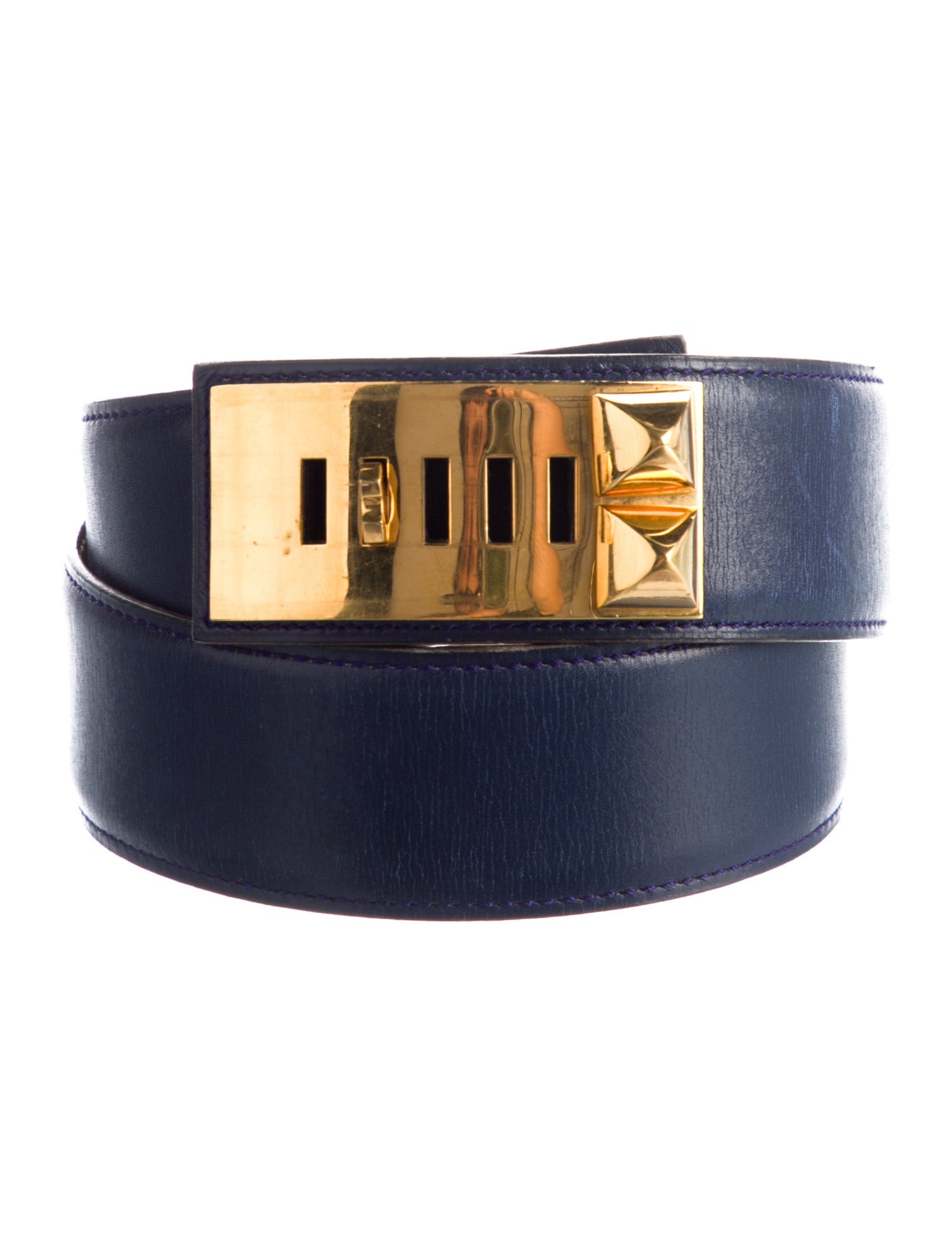 Hermès 38 mm Vintage Collier de Chien Belt