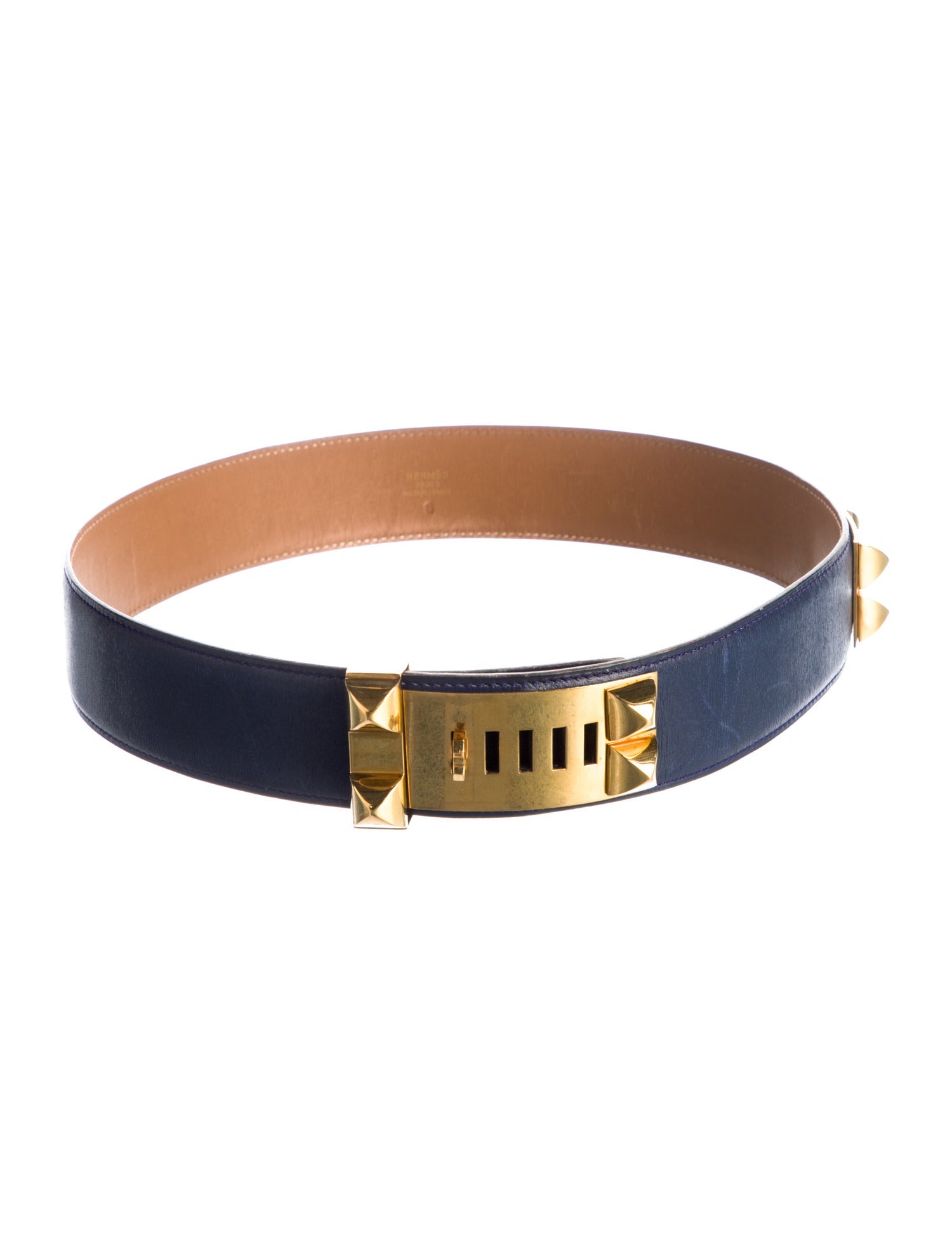 Hermès 38 mm Vintage Collier de Chien Belt