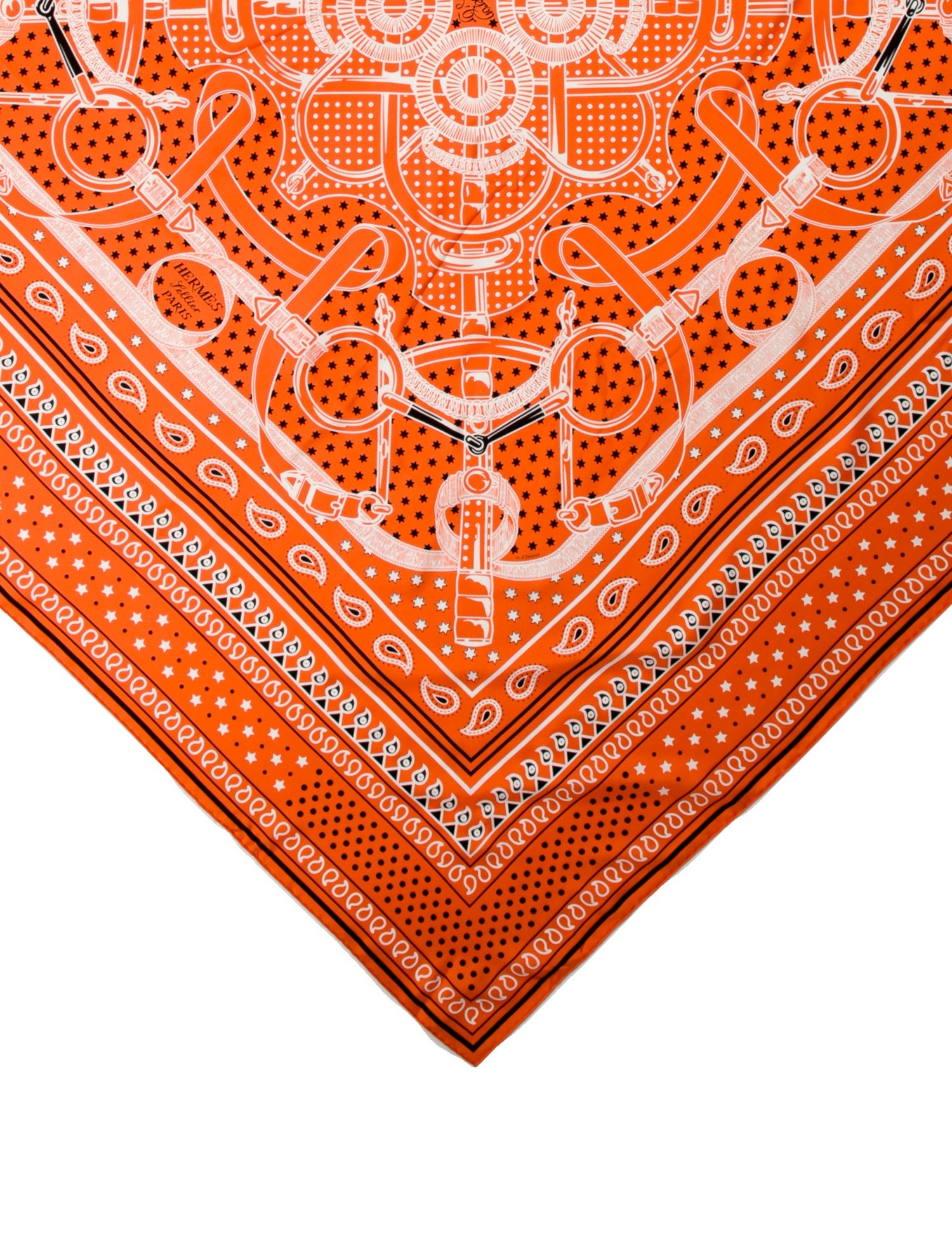 Hermès Eperon d'Or Bandana Silk Scarf w/ Tags