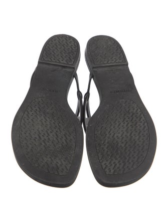 Hermès Egerie Chaîne d'Ancre Insignia Flip Flops