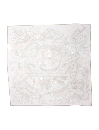 Hermès Please Hold The Line Silk Scarf