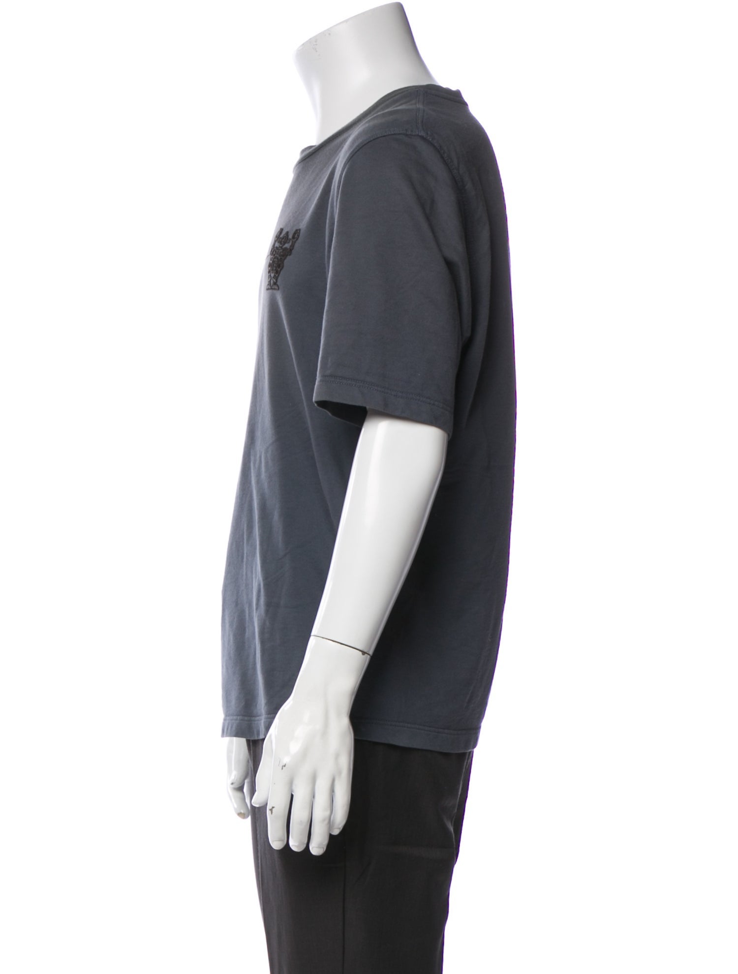 Hermès Embroidered Crew Neck T-Shirt