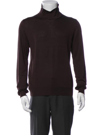 Hermès Silk Turtleneck Pullover