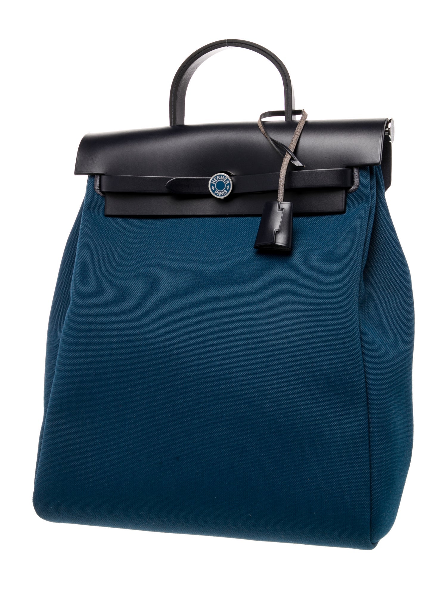 Hermès Toile Herbag a Dos Zip Retourne Backpack