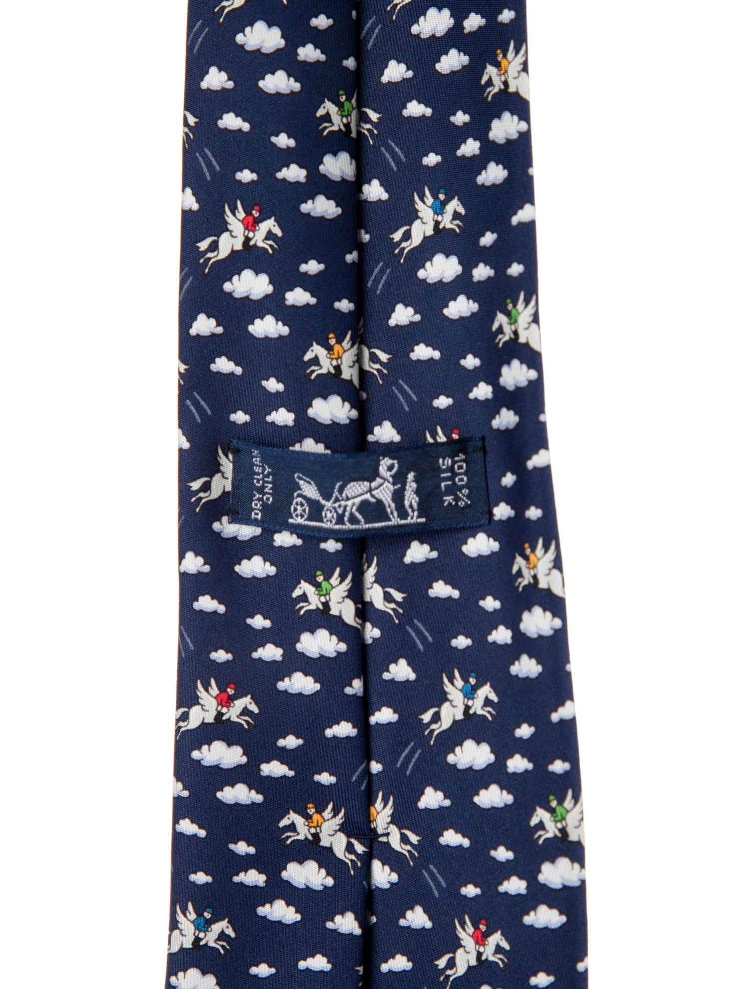 Hermès Silk Printed Tie