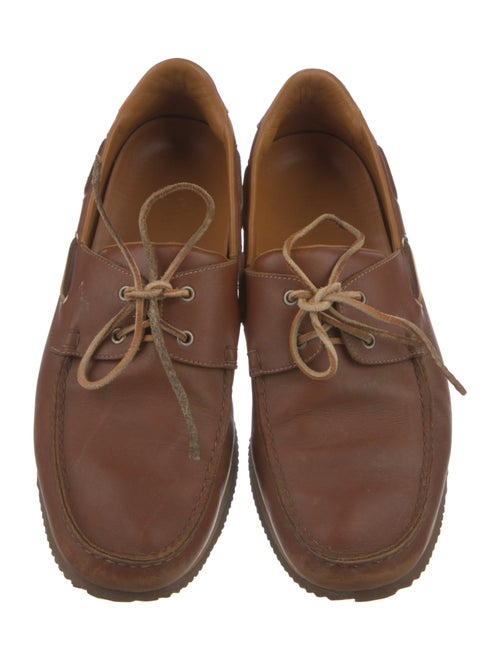 Hermès Leather Boat Shoes