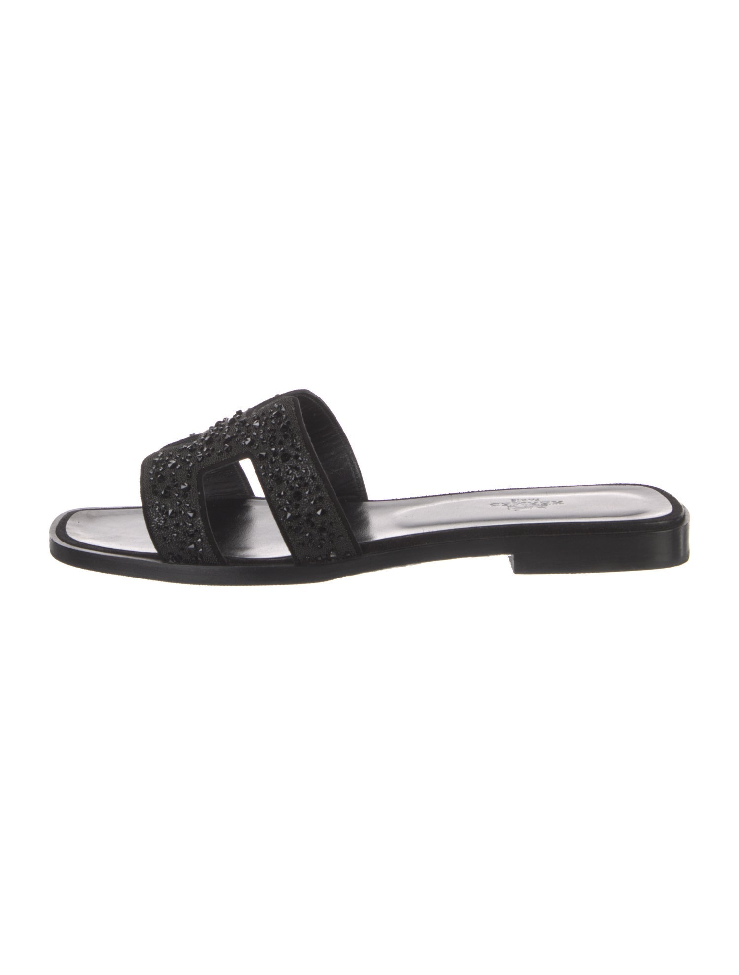Hermès Oran Leather Slides