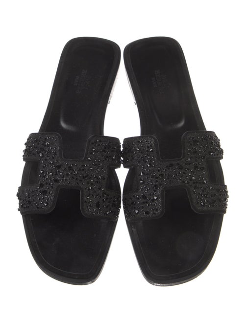 Hermès Oran Leather Slides