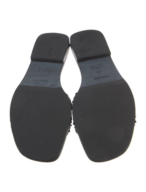 Hermès Oran Leather Slides