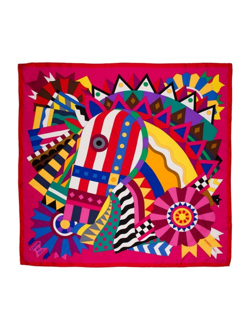 Hermès Cheval De Fete Silk Scarf