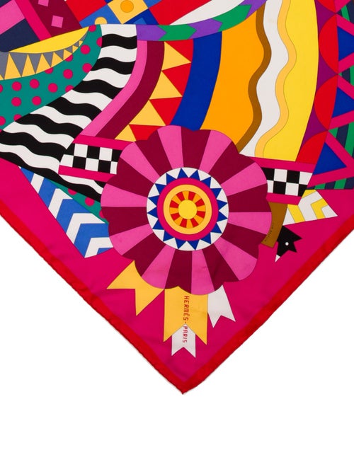 Hermès Cheval De Fete Silk Scarf