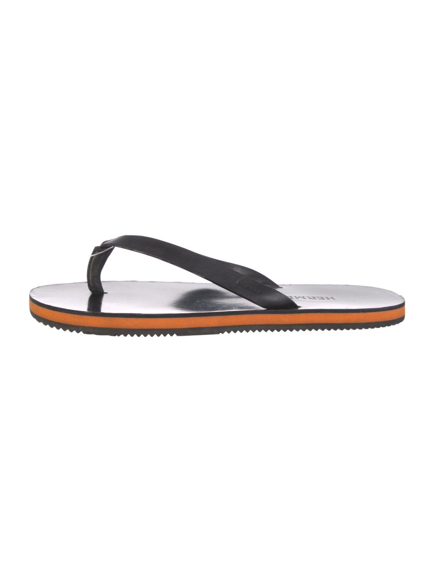 Hermès Leather Flip Flops
