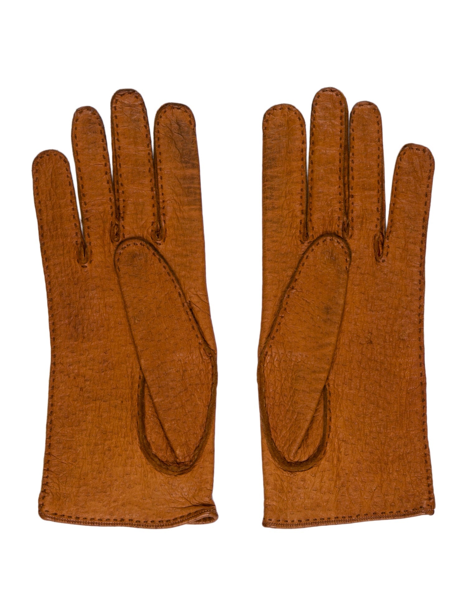 Hermès Leather Gloves