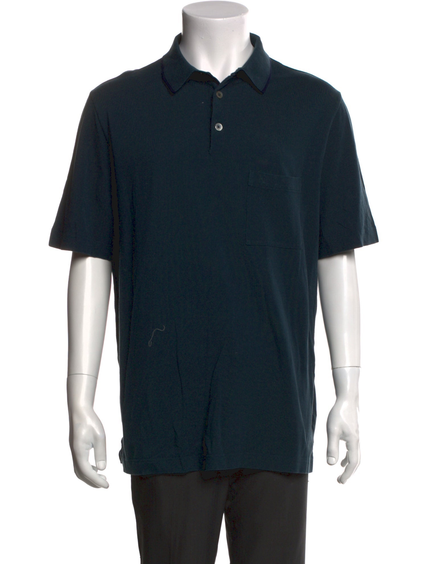 Hermès Collar Short Sleeve Polo Shirt