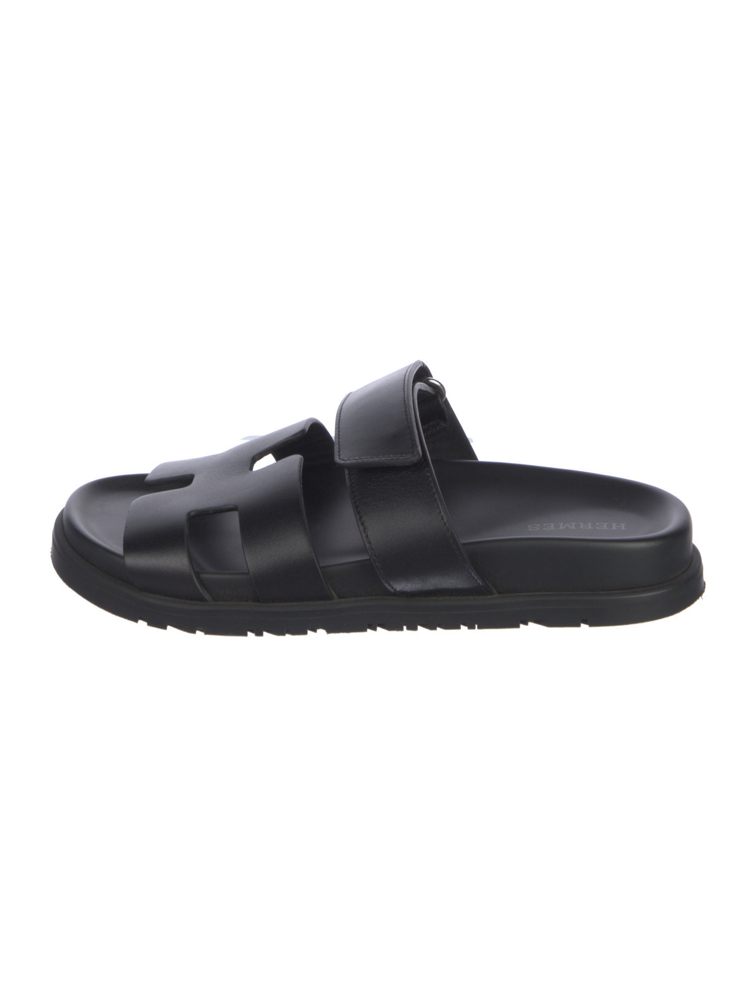 Hermès Chypre Leather Slides